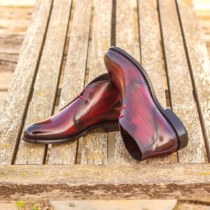 Acheter chaussures homme luxe en ligne : guide pour un choix haut de gamme et raffiné Soulier patiné bordeaux