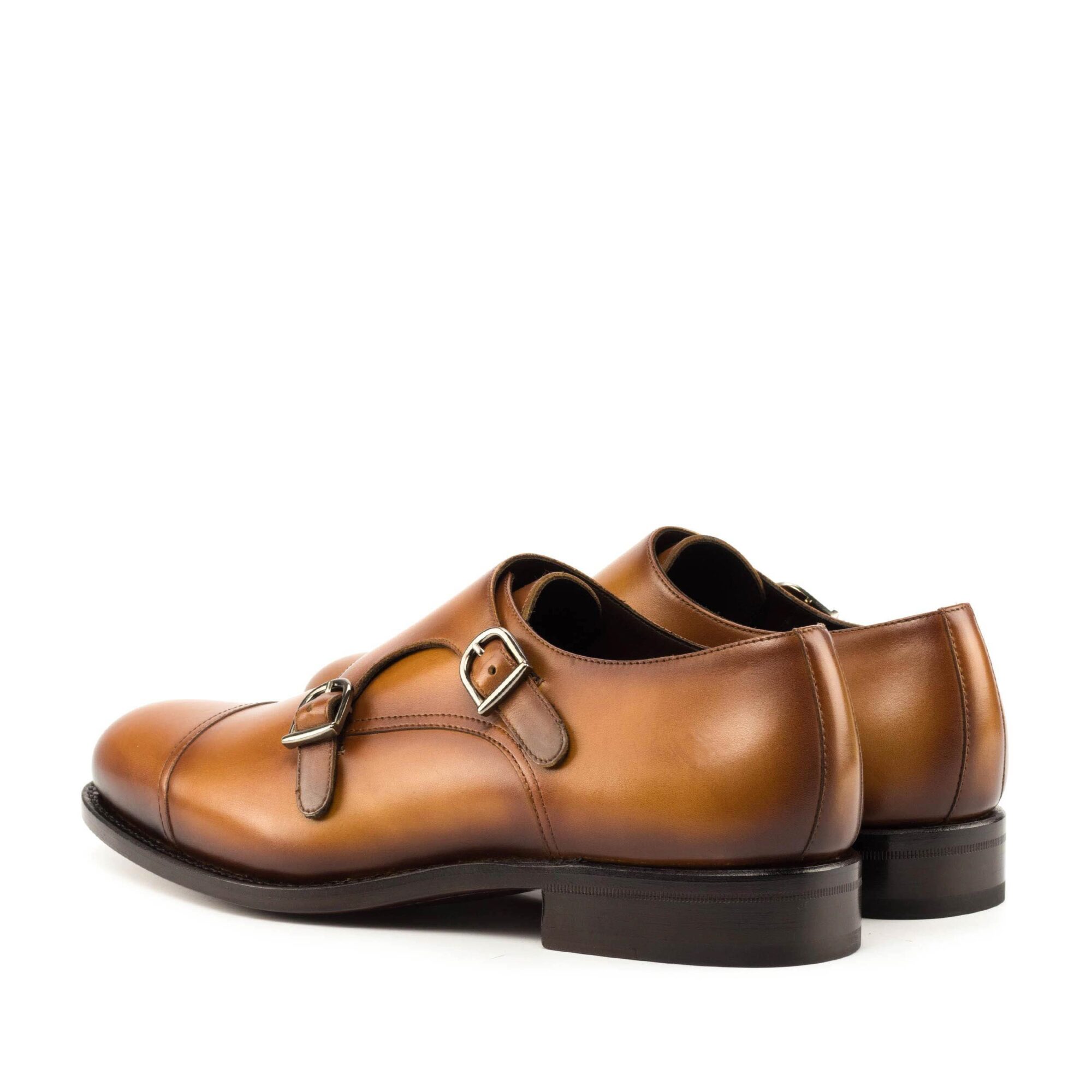 Monk Cuir pleine fleur · Doublure cuir fait main - Maison Le Duc